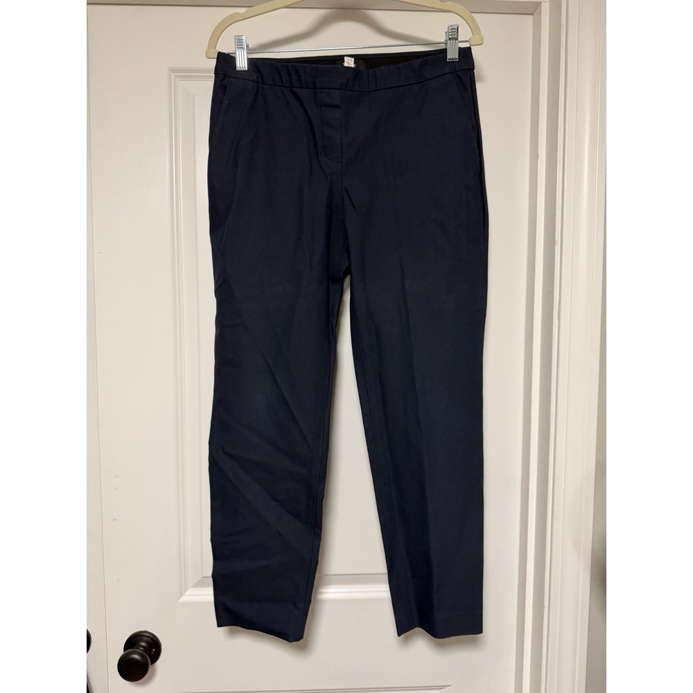 Theory, Thaniel Approach‎ Pull On Straight Leg Pants, Navy/Blue, Womens Size 6